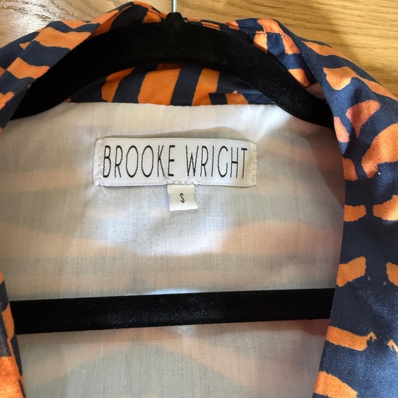 Navy Blue & Orange Tiger Stripe Dress - Gameday Dress, Clemson, Auburn - Picture 7 of 11